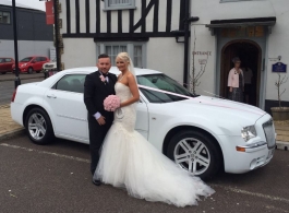Chrysler 300 for wedding hire in Cheshunt